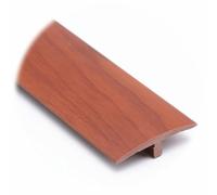 WXGMP Barre De Seuil De Porte 90cm Rail De Transition De Sol Bande De Transition Au Carrelage/Moquette/Bois Profilé De Transition En T(Mahogany color)