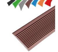WXGMP Profilé Autoadhésive pour Nez De Marche 1m Protection De Bords D'Escalier Bande Antidérapante Escalier en PVC pour Intérieur/Extérieur(Brown,3cm/1.2in)
