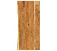 WXGTBKPR Plateau de lavabo en bois d'acacia massif - 114 x 52 cm - Bords | Charme rustique, robuste et durable, bois dur tropical
