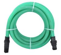 WXGTBKPR Tuyau d'aspiration 10 m PVC Conduite d'eau Filetage 1" Vert | Avec soupape de pied, avec tamis, pour l'arrosage du jardin, construction robuste