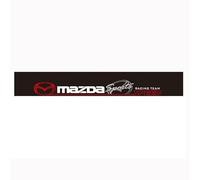WXGWWKZY Voiture Pare-Brise Avant Autocollant, pour Mazda Fenêtre Bandes Pare-Soleil Voiture emblème Autocollant Pare-Brise Autocollant Décoration