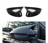 WXHBB 2 pc Noir Brillant Couvercle de rétroviseur extérieur Coque pièces de Modification pour Volkswagen Golf 6 Golf 7/7.5 Golf 8 GTI R-Line Couvercle de rétroviseur