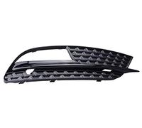 WXHHSM Grille Fender Fog Light Grill Cover Front Bumper Lamp Inférieure Grille Bezel pour Audi A5 2012-2016 Accessoires de voiture Noir Grille cellulaire fermée (paire)
