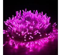 WxiaoD Guirlande Lumineuse Intérieur, 100m 1000LED Lumières de Noël Extérieur IP65 Étanche 8 Modes Guirlande Décoration Fairy Lights pour Maison Sapin Jardin Fenêtre Mariage - Rose