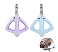 Wxinsheng Coupe Griffes Chat et Chien Professionnel,2 PCS 2mm&4mm Trou Conique Coupe Ongle Chat,Ciseaux à Ongles pour Chiots et Petits Animaux - Acier Inoxydable(Taille Moyenne à Grand)