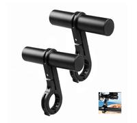 Wxinsheng Extension de Guidon,2 PCS Extension de Guidon Vélo en Alliage d'Aluminium,Extension de Guidon à Clip Unique,pour LED Lumière Téléphone GPS Accessoires de vélo