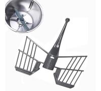 Wxinsheng Fouet Papillon pour TM5 TM6 TM31,Accessoire Mélangeur Professionnel en Plastique,Fouet pour Mixer,pour Mélange Uniforme des Sauces,Pâtes et Soupes