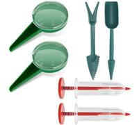 Wxinsheng Mini Semoir Semences,6 PCS Épandeurs de Graines Distributeur Graines Rond Semoir à Main Distributeur de Semences Outils pour Semoir Universel pour L'ensemencement Horticole