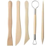 Wxinsheng Outils d'argile de Poterie,5 PCS Outils de Modelage Argile Polymère Professionnels,Outils Argile Polymère,pour Sculpture,Artiste DIY,Art de Gaufrage