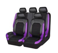 WXJFFF Housse Siege Voiture pour Ford Puma/Puma St SUV 2019 2020 2021 2022 2023 2024, 9 Pièces Avant Arrière Cuir Ensembles de Housses de Siège Interieur Accessoires,Purple