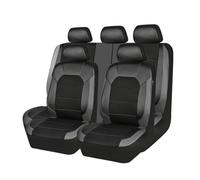 WXJFFF Housse Siege Voiture pour Ford Puma/Puma St SUV 2019 2020 2021 2022 2023 2024, 9 Pièces Avant Arrière Cuir Ensembles de Housses de Siège Interieur Accessoires,Grey