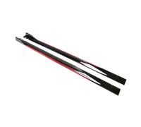 WXJFFF Jupes Latérales de Voiture pour Ford Fiesta Active (Mk8) 2018 2019 2020 2021, Jupes Latérales Extensions Marchepied Latéraux Anti-Collision Protecteur Kit Accessoire,GlossyBlack-B