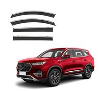 WXJFFF Lot de 4 Deflecteur Vitre Voiture pour Chery TIGGO 8 Plus MK1 2020 2021 2022 2023 2024, FenêTre CôTé Deflecteurs d'air Visière Pluie Garde Évent Pare-Soleil, Accessoires Voiture