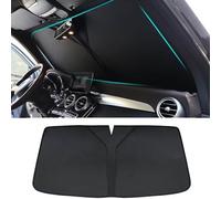 WXJFFF Pare Soleil Voiture Pare Brise pour Audi TT (2 Seats) Roadster MK2 2007-2009 2010 2011 2012 2013 2014, Pliable Pare-Soleil Pare-Brise Avant Anti UV, Accessoires de Voiture,Black