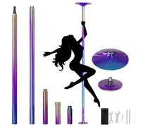WXJHNYBS Barre Pole Dance Commutation Double Mode Danseur Pole Pas Facilement DéColoré Danse des PôLes Fitness Familial
