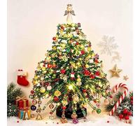 WXJHNYBS Sapins De NoëL LumièRe Douce Et Chaude Arbre De NoëL De Tabl Assemblage Simple Art De Perles De NoëL Pour Les Amateurs D'Artisanat,B