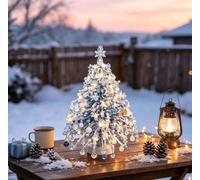 WXJHNYBS Sapins De NoëL LumièRe Douce Et Chaude Arbre De NoëL De Table Assemblage Simple Diy Beaded Christmas Tree Kit Choix IdéAl Pour Offrir,C