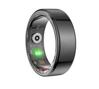 WXJHNYBS Smart Ring, avec Sommeil, é , 2,Comptage des Pas Bague Connectée Étanchéité IP68 Smart Ring Homme pour iOS,Android,10#-19.8mm