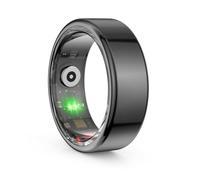 WXJHNYBS Smart Ring, avec Sommeil, é , 2,Comptage des Pas Bague pour Homme Étanchéité IP68 Bague Connectée Femme pour Android et iOS,10#-19.8mm