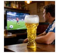 WXJHNYBS Verre à Bière pour Coupe Du Monde 2026, 800ml Compétition Foot 2026, Chope Trophée Victoire pour Regarder Les Matchs De Football