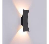 WXKAGF Applique Murale 6 W pour Chambre à Coucher, Applique Murale Moderne en Aluminium, éclairage Mural extérieur, étanche IP65, Lampe de Nuit pour Salon, Chambre à Coucher, Couloir, Lot de 2, 9,5 x
