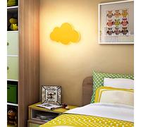 WXKAGF Applique Murale LED Cloud, Applique Murale d'intérieur avec 3 températures de Couleur, Lampe de Chevet avec Abat-Jour en Acrylique, pour Salon, Chambre d'enfant, décoration, Bleu/B