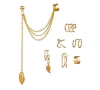WXKAGF Bijoux à la Mode, 1 Ensemble de Clips d'oreilles à la Mode, Cache-Oreilles Simples pour Femmes, Accessoires à Clips, Boucles d'oreilles Haut de Gamme