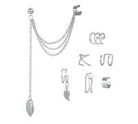 WXKAGF Bijoux à la Mode, 1 Ensemble de Clips d'oreilles à la Mode, Cache-Oreilles Simples pour Femmes, Accessoires à Clips, Boucles d'oreilles Haut de Gamme