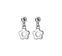 WXKAGF Bijoux Fantaisie 925 Argent Petites Boucles d'oreilles Fleur Creuse Boucles d'oreilles Douces et Belles Dames Mode et Accessoires de fête élégants Boucles d'oreilles Haut de Gamme
