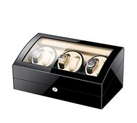 WXKAGF Remontoir de Montre Automatique 6 + 7 avec Moteur Mabuchi Silencieux, 5 Modes de Rotation pour la Plupart des Montres-Bracelets, Batterie AC Adapt (bobineuse)