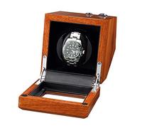 WXKAGF Remontoir de Montre Simple avec Moteur Mabuchi Silencieux, 5 Modes de Rotation, Artisanat, boîtier 100% Bois pour la Plupart des Montres-Bracelets (Machine à remonter)