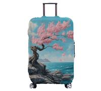 wxlmom Housse Valise M Arbre Rose Housse De Valise Elastique,Réutilisable Anti-Rayures Lavable Bagages Étui Couvre Protection,Convient pour Voyage d'affaires