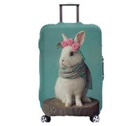 wxlmom Housse Valise M Fleurs Roses Housse De Valise Elastique,Réutilisable Anti-Rayures Lavable Bagages Étui Couvre Protection,Convient pour Voyage d'affaires