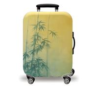 wxlmom Housse Valise M Jaune Vert Housse De Valise Elastique,Réutilisable Anti-Rayures Lavable Bagages Étui Couvre Protection,Convient pour Voyage d'affaires