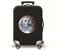 wxlmom Housse Valise M Noir Adultes Enfant Elastique Housse,Zippé Résistant Robuste Couverture Protege Valise De Voyage Soute,Lavable,Réutilisable