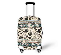 wxlmom Housse Valise M Noir Beige Housse De Valise Elastique,Réutilisable Anti-Rayures Lavable Bagages Étui Couvre Protection,Convient pour Voyage d'affaires