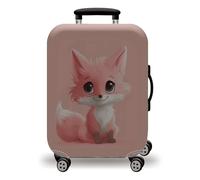 wxlmom Housse Valise M Rose Et Blanc Housse De Valise Elastique,Réutilisable Anti-Rayures Lavable Bagages Étui Couvre Protection,Convient pour Voyage d'affaires