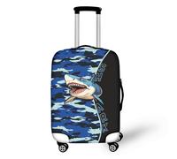 wxlmom Housse Valise Protection S Animaux Requins Personnalités Luggage Cover,Spandex Elastique Lavable Housse De Valise,Anti-Poussière Couverture De Bagages Elastique Réutilisable