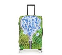 wxlmom Housse Valise Protection S Glaçons Verts Adultes Enfant Elastique Housse,Zippé Résistant Robuste Couverture Protege Valise De Voyage Soute,Lavable,Réutilisable