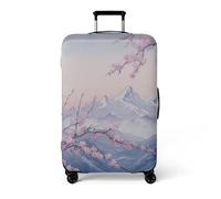 wxlmom Housse Valise XL Montagne De Neige Blanche Protecteur De Valises en Spandex - Luggage Cover Elastique, Lavable Et Réutilisable,pour Valise Moyenne Ou Grande - Couvre Bagage