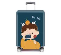 wxlmom Housse Valise XL Photo Garçon Adultes Enfant Elastique Housse,Zippé Résistant Robuste Couverture Protege Valise De Voyage Soute,Lavable,Réutilisable