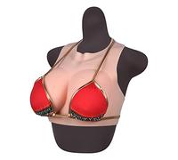 WXLPCGO Faux Seins Silicone Artificielle Poitrine Forme B-G Cup Réaliste Dos Nu Formes de Seins pour Mastectomie Transgenre Drag Queen Cosplay(Size:Tasse D,Color:Color 3)