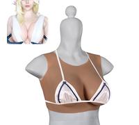 WXLPCGO Formes Mammaires en Silicone Faux Sein de Silicone Prothèse Réalistes pour Mastectomie Transsexuels Travestis Cosplay(Size:Coupe E,Color:Color 3)