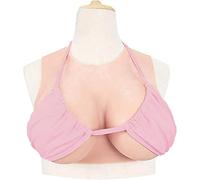WXLPCGO Réaliste Seins en Silicone Artificielle Poitrine Forme B-G Cup pour Femme ProthèSe Mastectomie Transsexuels Travestis Cosplay(Size:E Cup,Color:Color 1)