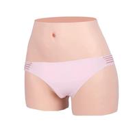 WXLPCGO Silicone Faux Culotte Silicone Panty Crossdresser Culotte Cachée Sissy Peut Pisser with Catheter Inserts for Drag Queens Cosplay(Size:s,Color:Color 3)