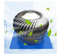 WXPGFEQ Chapeau de cheminée en Acier Inoxydable 160 mm, Ventilateur Anti-Courant d'air avec Couvercle Rotatif, Chapeau de Turbine écoénergétique pour Une Ventilation de toiture améliorée