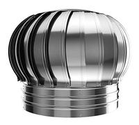 WXPGFEQ Chapeau de cheminée en Acier Inoxydable 304, Couvercle de Ventilation de Toit Rotatif d'usine, Conception résistante au Vent, Compatible avec la Plupart des Pare-Pluie et Pare-neig