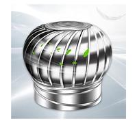 WXPGFEQ Chapeau de cheminée en Acier Inoxydable avec Couvercle Rotatif. Ventilateur Turbine Anti-refoulement à économie d'énergie pour Une Ventilation Efficace et Une résistance au Vent.