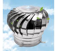 WXPGFEQ Chapeau de cheminée Rotatif en Acier Inoxydable pour conduits de Ventilation de 11 cm, 20 cm, 35 cm et 40 cm - Rouleaux galvanisés pour conduits de cheminée et foyers - Résistant a