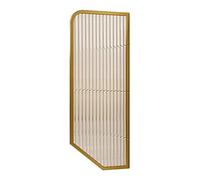 WXPGFEQ Cloison décorative dorée pour urinoir - Écran de confidentialité Mural en métal et Verre translucide pour Toilettes - Solution élégante pour préserver l'intimité des urinoirs *1